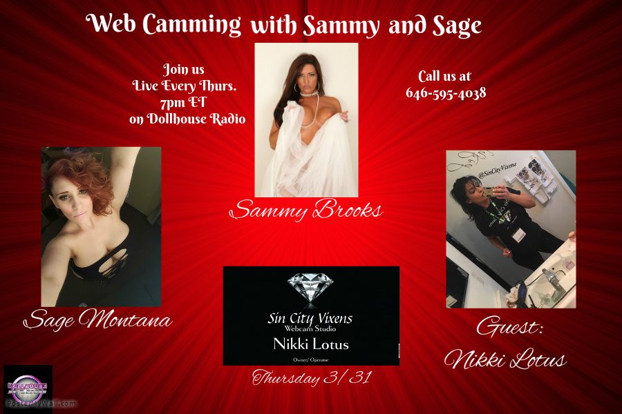 Sammy Brooks Radio Show Guest Sin City Vixens Owner Operator Nikki
