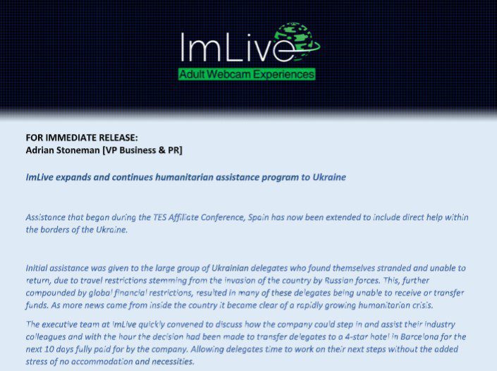 imlive press release